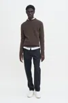 Filippa K Tapered Tailored Trousers In Black