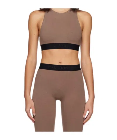 FILIPPA K TAUPE RACER BACK TANK TOP