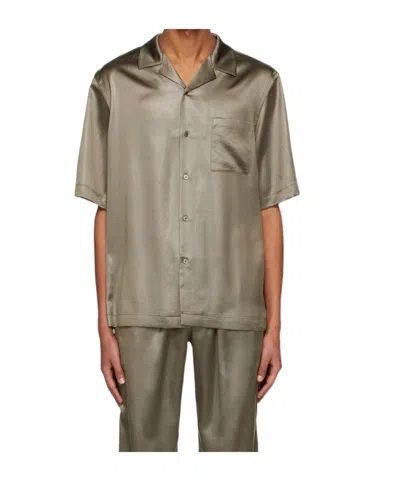 FILIPPA K TAUPE SHINY SHIRT