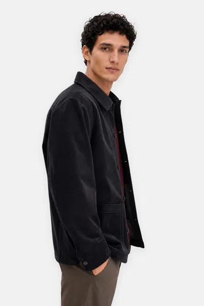 Filippa K - Taylor Corduroy Jacket - Herre - Dark Navy - 46 - Regular Fit