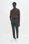 Filippa K Terry Cropped Trousers In Green