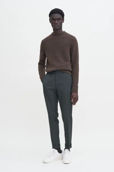 Filippa K Terry Cropped Trousers In Green