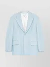 Filippa K Textured Blazer Long Sleeves In Blue