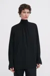 Filippa K Tie Neck Blouse In Black