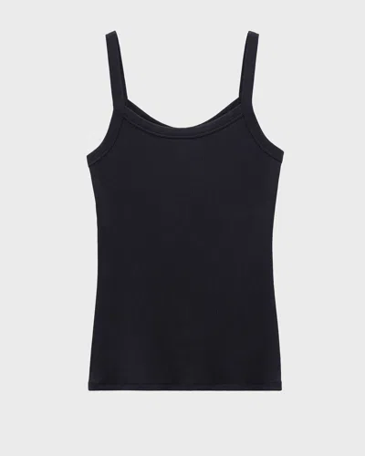 Filippa K Topp Fine Rib Singlet Svart