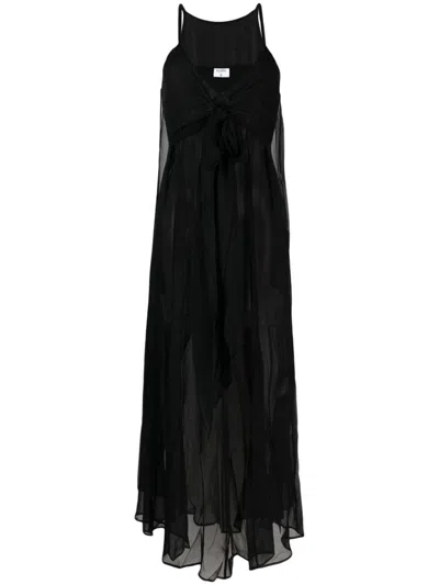 FILIPPA K FILIPPA K TRANSPARENT TIE DETAIL DRESS