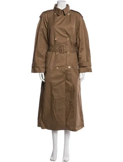 Pre-owned Filippa K Trench Coat In Brown