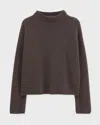 Filippa K Tröja Mika Yak Funnelneck Beige In Gray
