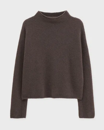 Filippa K Tröja Mika Yak Funnelneck Beige In Gray