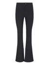 Filippa K Black Technical Fabric With Medium Rise In Black