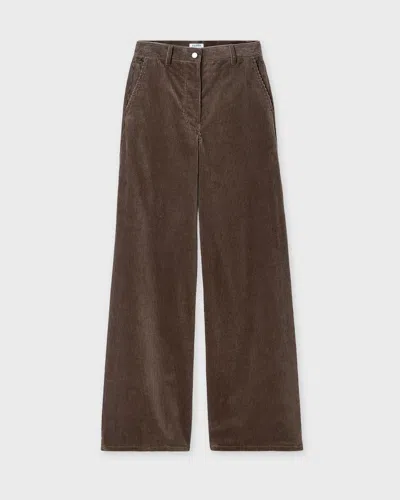 Filippa K Trousers Wide Leg Corduroy In Brown
