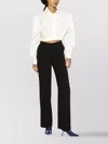 Filippa K Trousers With Back Pockets And Belt Loops In White