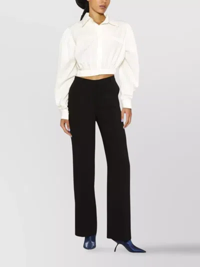 Filippa K Trousers With Back Pockets And Belt Loops In White