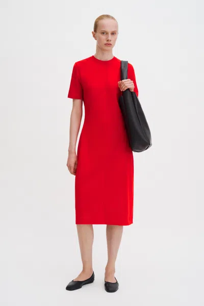 Filippa K T-shirt Dress In Red