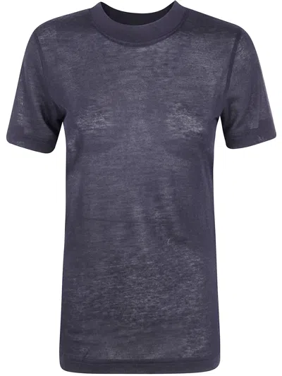 Filippa K T-shirt Lyocell Cashmere Tee In Purple
