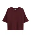 Filippa K T-shirts And Polos Mahogany Red In Burgundy