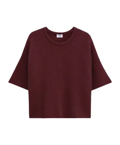 Filippa K T-shirts And Polos Mahogany Red In Burgundy