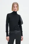Filippa K Turtleneck Sweater In Black