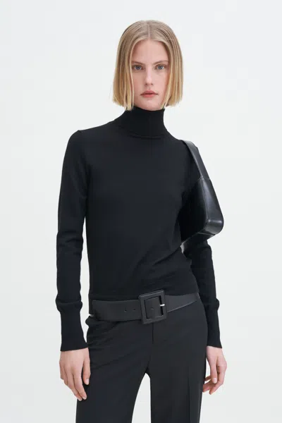 Filippa K Turtleneck Sweater In Black
