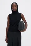 Filippa K Turtleneck Vest In Black