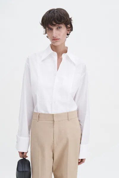 Filippa K Tuxedo Shirt In White