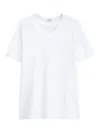 Filippa K Stretch V-neck Tee In White