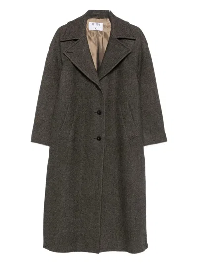 Filippa K Vanessa Vented Coat In Gray