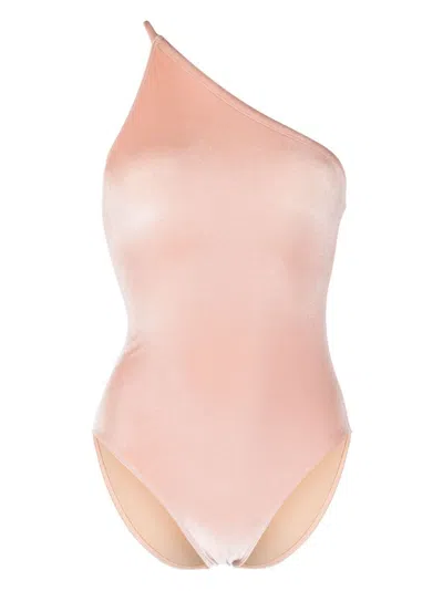 Filippa K Asymmetric Swimsuit In Pink