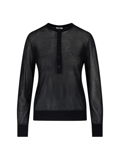 Filippa K Viscose Blend Sweater In Black