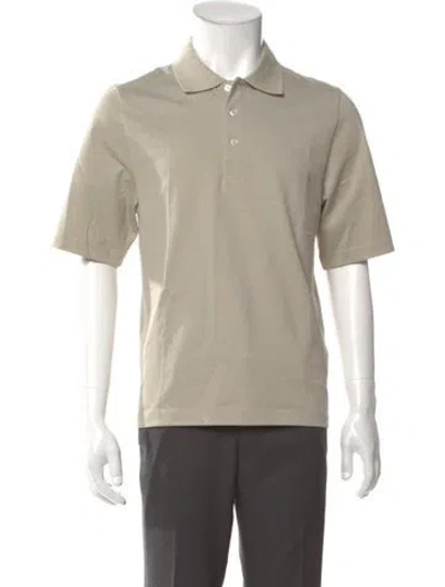 Pre-owned Filippa K V-neck Short Sleeve Polo Shirt In Neutral