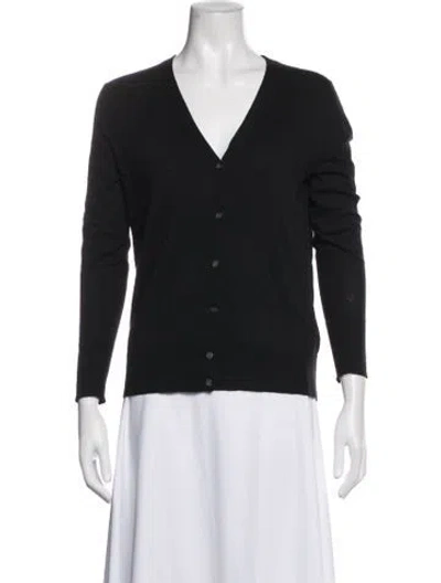 Pre-owned Filippa K V-neck Sweater In Black