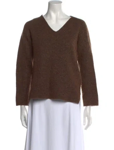 Pre-owned Filippa K V-neck Sweater In Brown