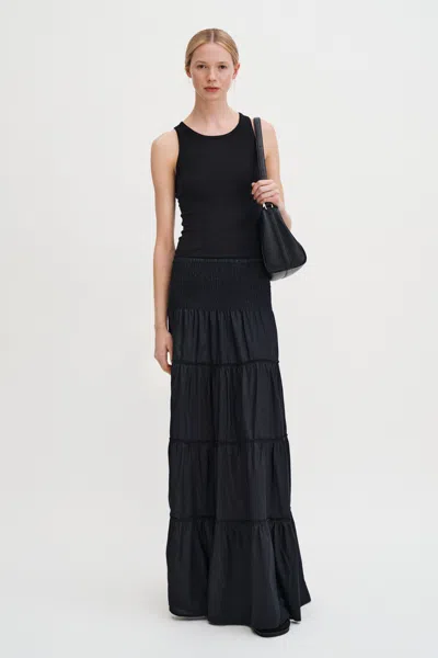 Filippa K Voile Smock Skirt In Black