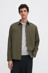 Filippa K Welt Pocket Shirt In Green
