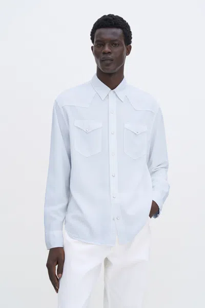 Filippa K Western Shirt In Blue