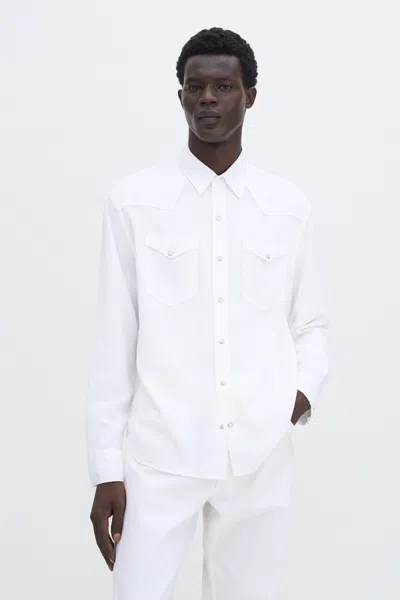 Filippa K Western Shirt In White