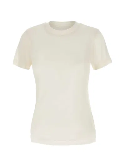 Filippa K White Crew-neck T-shirt In Neutral