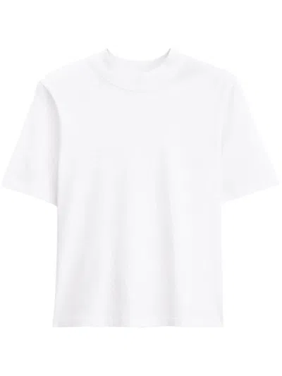 FILIPPA K WHITE MOCK NECK TEE