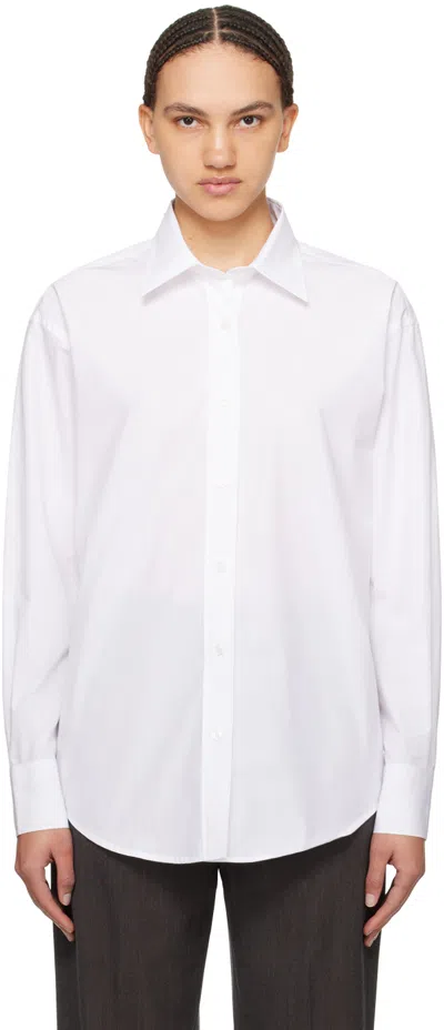 Filippa K Classic Poplin Shirt In White