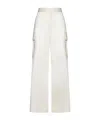 Filippa K Wide Leg Cargo Pants In White