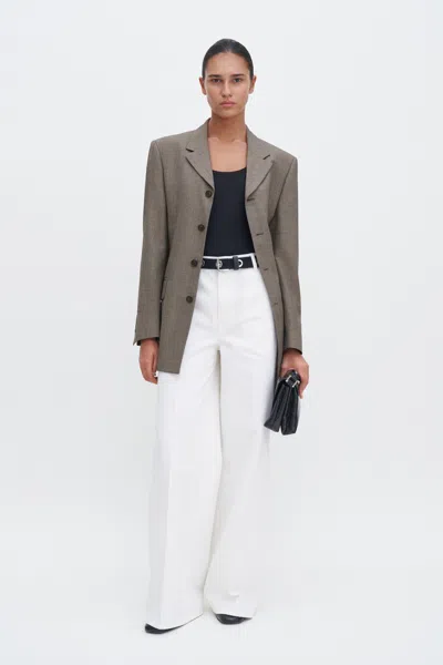Filippa K Wide Leg Jean In White