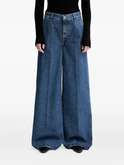 Filippa K Wide-leg Jeans In Blue