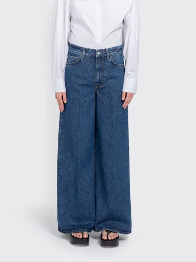 Filippa K Wide Leg Jeans In Blue