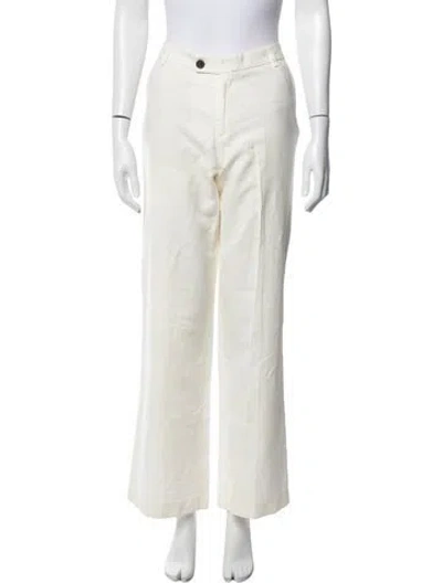 Pre-owned Filippa K Wide Leg Pants In White