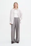 Filippa K Wide Pleated Flannel Trousers