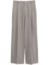 Filippa K Wide Leg Flannel Trousers For Men Or In Brown