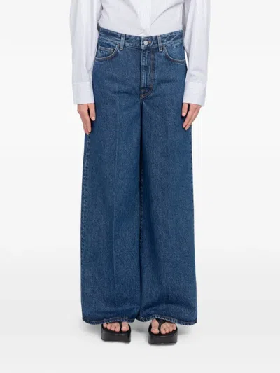 Filippa K Wide-leg Jeans In Blue