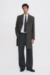 Filippa K William Twill Coat In Brown