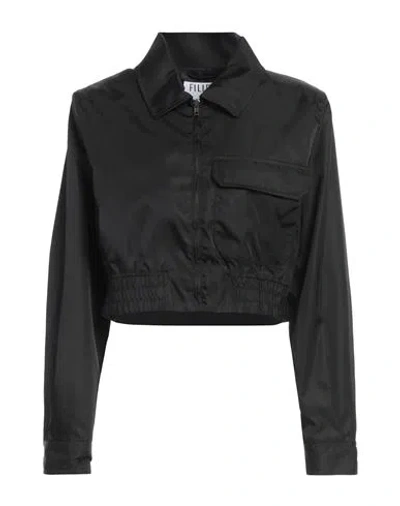 Filippa K Woman Jacket Black Size 8 Polyamide, Polyurethane