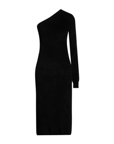 Filippa K Woman Midi Dress Black Size S Viscose, Polyamide